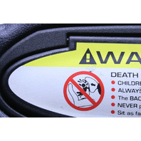 1999-2004 Porsche 911 996 Coupe Sun Visor Right Blue OEM