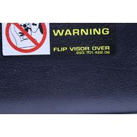 1999-2004 Porsche 911 996 Coupe Sun Visor Right Blue OEM