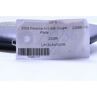 1999-2004 Porsche 911 996 Coupe Sun Visor Left Blue OEM