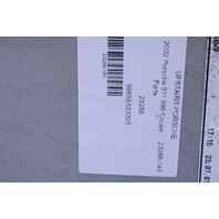 2002-2004 Porsche 911 996 Coupe Rear Shelf Panel Carpet Trim Blue OEM