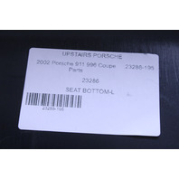 2000-2004 Porsche 911 996 Coupe Rear Seat Lower Cushion Left Leatherete Black OEM