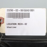 2012-2014 Porsche 911 991 Right Passenger Rear Fender Liner Splash Shield OEM