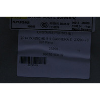 2012-2019 Porsche 911 991 Coupe Package Tray Carpet - 99155103102 OEM