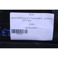 2012-2019 Porsche 911 991 Rear Seat Lumbar Support Cushion Left Leatherette Black OEM