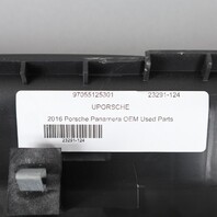 2010-2016 Porsche Panamera Rear Trunk Latch Scuff Sill Plate OEM 97055125301