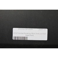 2016 Porsche Panamera Rear Deck Lid OEM