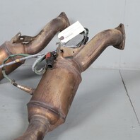 2012-2016 Porsche Panamera 3.0 Hybrid Exhaust Manifold Downpipe Pair OEM Used