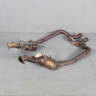 2012-2016 Porsche Panamera 3.0 Hybrid Exhaust Manifold Downpipe Pair OEM Used