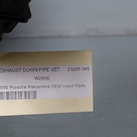 2012-2016 Porsche Panamera 3.0 Hybrid Exhaust Manifold Downpipe Pair OEM Used