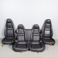 2010-2016 Porsche Panamera Front Seats Rear Seats Black Crested Black OEM Used