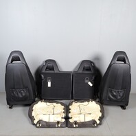 2010-2016 Porsche Panamera Front Seats Rear Seats Black Crested Black OEM Used