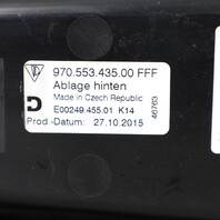 2010 2011 2012 2013 2014 - 2016 Porsche Panamera Rear Center Console Wood Trim OEM