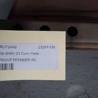 1996-2002 BMW Z3 Left Driver Fender Red 41358398693 OEM Used