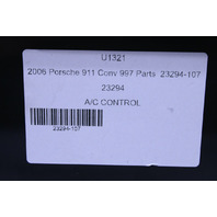 2005-2008 Porsche 911 997 Boxster Cayman 987 Climate Temperature Control Panel OEM