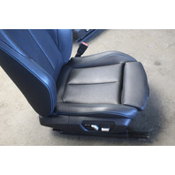 2016-2018 BMW M2 F87 Coupe Front Rear Seats Black Blue Leather Set OEM