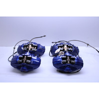 2015-2020 BMW M2 M3 M4 Brembo Brake Caliper Set Front Rear Blue OEM