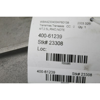 2003 BMW 325i Sedan Parts