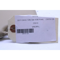 2006-2013 BMW 325Xi 328i 330i 335i X1 Beige Left Sun Shade Visor OEM