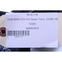 2004-2006 BMW 525i 530i 545i Door Mirror Right 51167189516 OEM