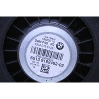 2010 BMW 328i 335i Speaker Central Bass Subwoofer Right - 65139192462 OEM