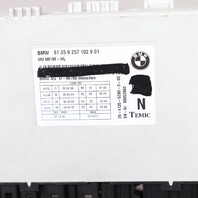2011-2016 BMW 528i 535i 550i Front Seat Control Module 61359257102 OEM