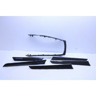 2009-2014 Audi A4 S4 Carbon Fiber Dash Door Panel Console Trim Set - NOTE OEM