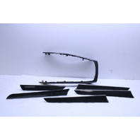 2009-2014 Audi A4 S4 Carbon Fiber Dash Door Panel Console Trim Set - NOTE OEM