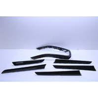 2009-2014 Audi A4 S4 Carbon Fiber Dash Door Panel Console Trim Set - NOTE OEM