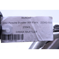 1997-2004 Porsche Boxster 986 Sport Muffler DANSK MOTORSPORT OEM