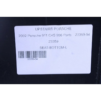 2000-2004 Porsche 911 996 Coupe Rear Seat Lower Cushion Right Leather Black OEM