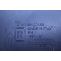 2005-2012 Porsche Boxster Cayman Right Front Fender Liner Rear Half OEM