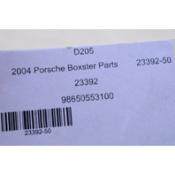 2004 Porsche Boxster Parts OEM