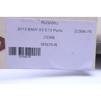2007-2013 BMW X5 E70 Right Sun Visor Beige 51167278578 OEM