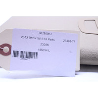 2007-2013 BMW X5 E70 Left Sun Visor Beige 51167278577 OEM