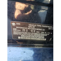 2012 2013 BMW 335i 3.0 N55 Engine Motor 155K Miles OEM