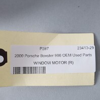 1997‑2002 Porsche Boxster 986 Right Power Window Motor 98662410202 OEM Used