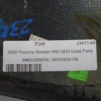 1999‑2005 Porsche 911 Boxster Console Trim Pair Black 99655209107 OEM Used