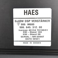2000 Porsche Boxster Amp Amplifier HAES 98664531200 OEM Used