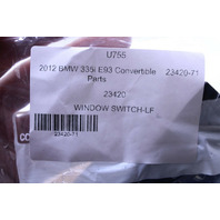 07-13 BMW 328i 335i M3 09-16 BMW Z4 Left Power Window Switch 61319217365 OEM