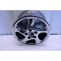 Porsche 911 993 996 Wheel Set Chrome 18 X 10 18 X 8 Techno Twist Rim Hollow OEM