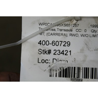 1999-2001 Porsche 911 996 Transmission 6 Speed Manual Non LSD OEM