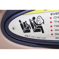 2006-2012 Porsche 911 997 Convertible Sun Visor Right Beige OEM