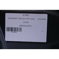 2005-2007 BMW 525i 530i 545i 550i M5 Left Xenon Headlight 63127160157 OEM