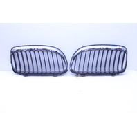 2009-2011 BMW 328i 335i Upper Bumper Grille Left Right Pair - 51137201967 OEM