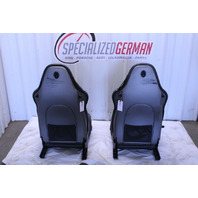 1999-2004 Porsche 911 Boxster Sport Seat Seats Pair Front Black NOTE OEM