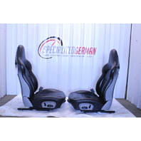 1999-2004 Porsche 911 Boxster Sport Seat Seats Pair Front Black NOTE OEM