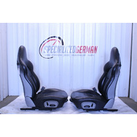 1999-2004 Porsche 911 Boxster Sport Seat Seats Pair Front Black NOTE OEM