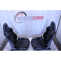1999-2004 Porsche 911 Boxster Sport Seat Seats Pair Front Black NOTE OEM