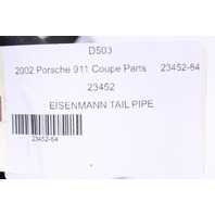 2002-2004 Porsche 911 996 C4S EXhaust Muffler Tip Left EP7120 EISENMANN OEM