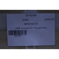 1999-2004 Porsche 911 Boxster Front Seat Back Cushion Black OEM